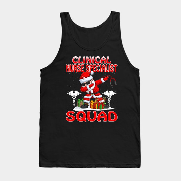 Christmas Clinical Nurse Specialist Squad Reindeer Tank Top by intelus